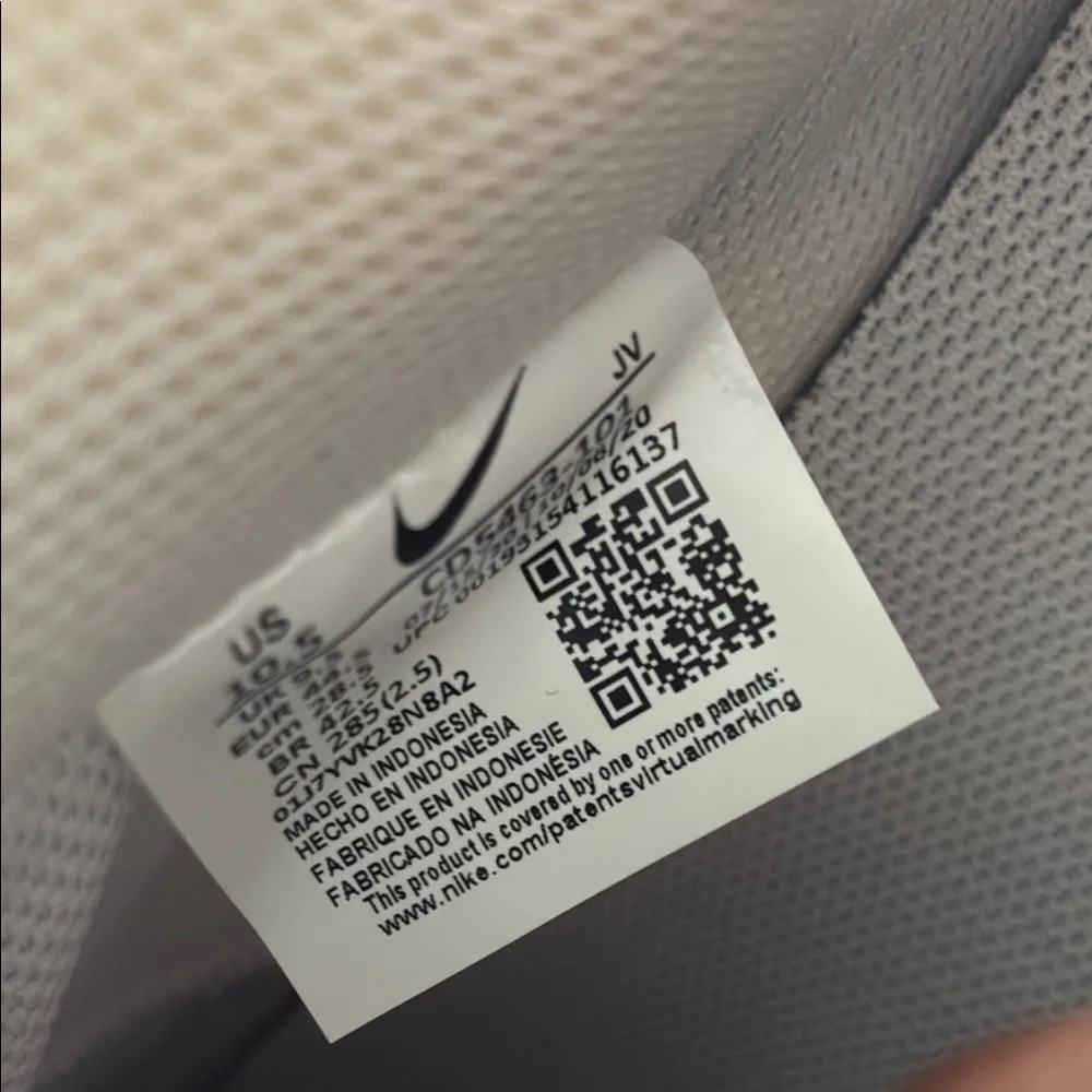 White Sneakers with Black Swoosh - Picture 5 of 5